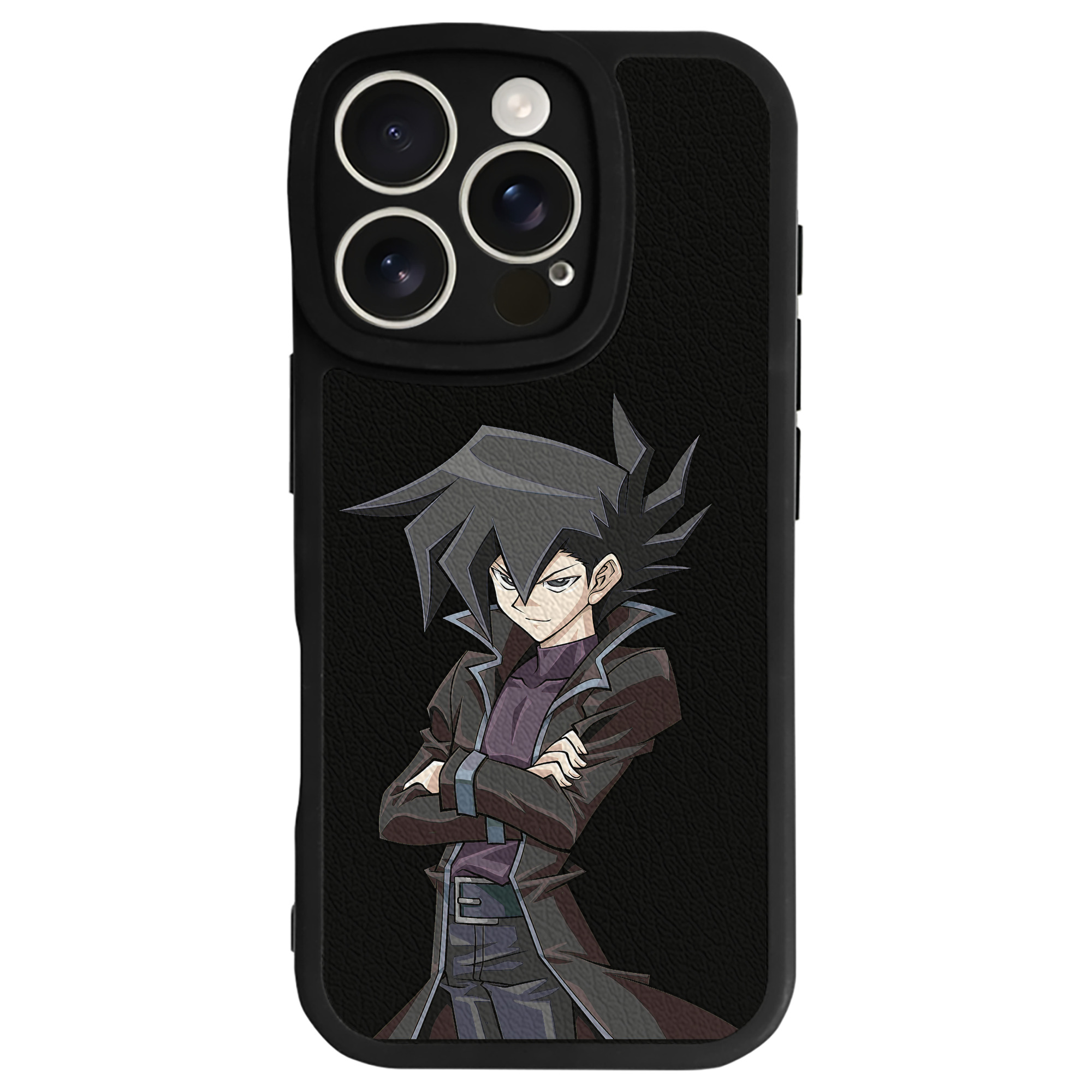 遊☆戯☆王 Yu-Gi-Oh! 【iPhone 16シリーズ対応】シリコンスマホケース（レザー調） 材質：シリコン